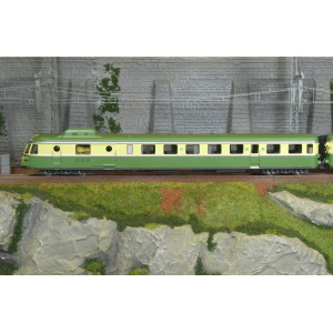 Ree Modeles MB260 Autorail RGP 1 X 2737, vert, sans cuisine, SNCF, BATIGNOLLES Ree Modeles MB-260 - 2
