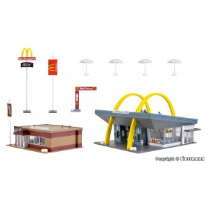 Vollmer 43635 Maquette, Restaurant Mc Donald's avec McCafé Vollmer Vollmer_43635 - 3