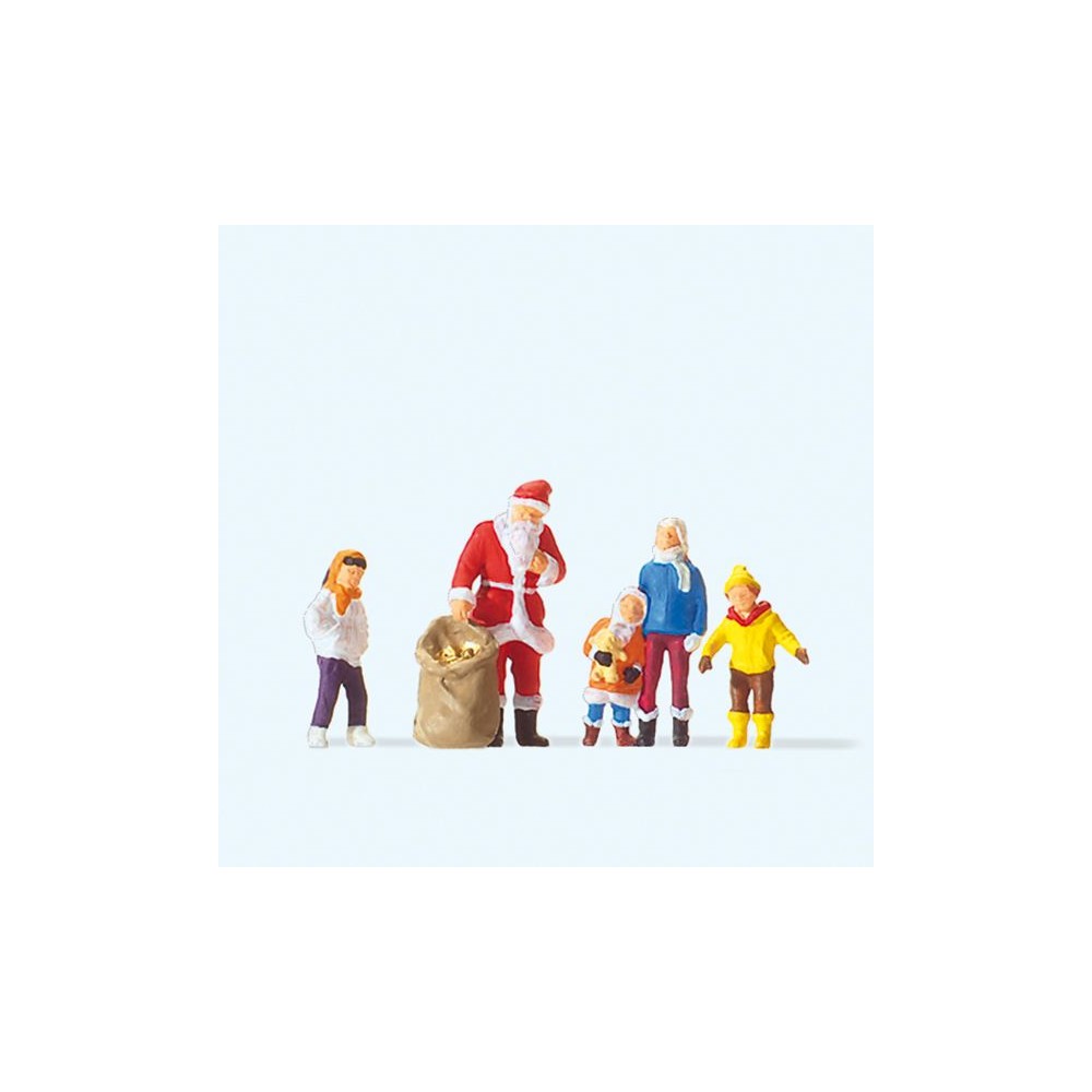 Preiser 29098 personnage, Père Noël avec enfants Preiser Preiser_29098 - 1