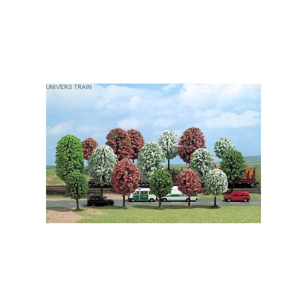 Busch 6484 Lot de 16 arbres printaniers Busch Busch_6484 - 1