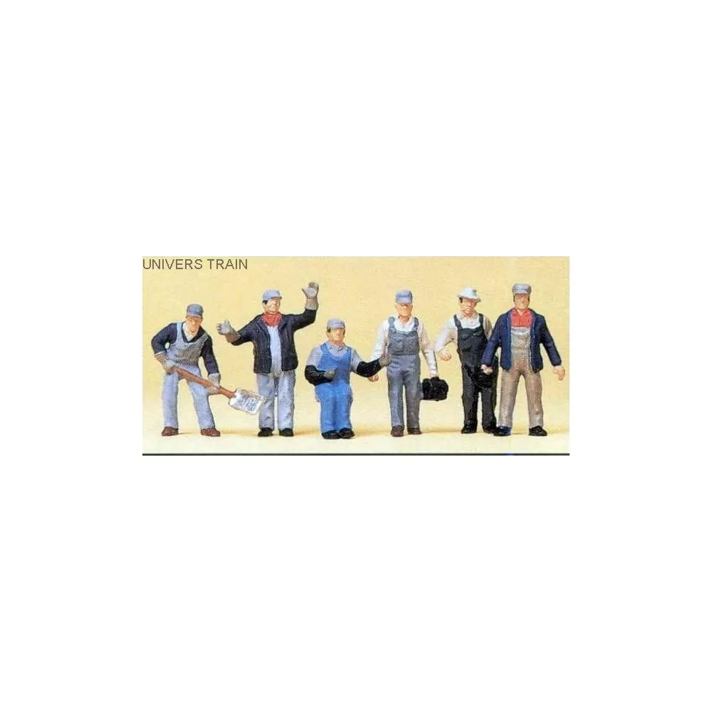 Preiser 10453 Personnages, personnel pour train de marchandises Preiser Preiser_10453 - 1 Preiser 10453 Personnages, personnel pour train de marchandises Preiser Preiser_10453 - 1