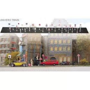 Busch 6028 Set de 256 panneaux urbains Busch Busch_6028 - 1