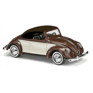 Busch 46718 Véhicule Volkswagen coccinelle cabriolet, marron et beige Busch véhicule Busch_46718 - 1