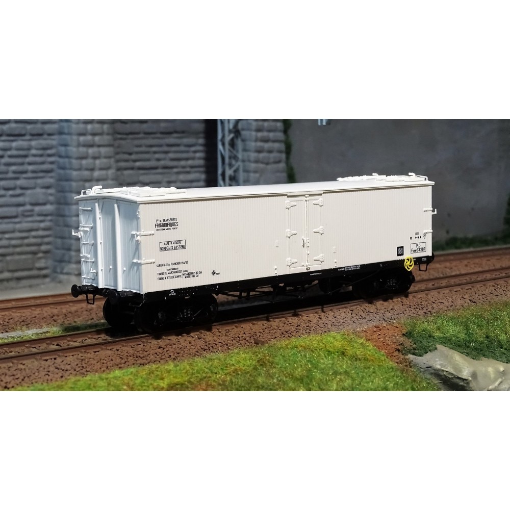 Ree modeles WB 534 Wagon TP FRIGO, Trappes à Glace, PO, ep. II Ree Modeles WB-534 - 1