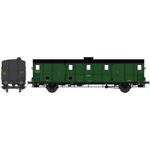 Ree Modeles VB 111 Voiture fourgon OCEM 30, toit noir, ex-ETAT, SNCF, BATTIGNOLES Ree Modeles VB-111 - 3