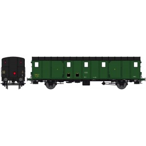 Ree Modeles VB 114 Voiture fourgon OCEM 30, toit noir, ex-PO, SNCF, LIMOGES, feux Ree Modeles VB-114 - 3