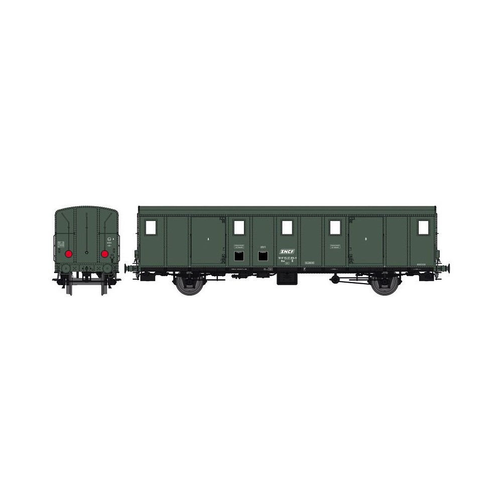 Ree Modeles VB 116 Voiture fourgon OCEM 30, ex-PO, toit lisse, logo jaune, SNCF, VILLENEUVE, feux Ree Modeles VB-116 - 1 Ree Modeles VB 116 Voiture fourgon OCEM 30, ex-PO, toit lisse, logo jaune, SNCF, VILLENEUVE, feux Ree Modeles VB-116 - 1