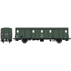 Ree Modeles VB 117 Voiture fourgon OCEM 30, toit lisse, SNCF, wagon atelier, feux Ree Modeles VB-117 - 3