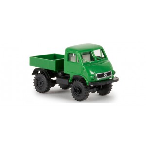 Brekina 39062 Unimog 402 à plateau, Vert sapin Sai Sai_39062 - 1