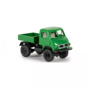 Brekina 39062 Unimog 402 à plateau, Vert sapin Sai Sai_39062 - 1