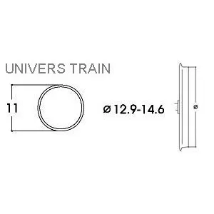 Roco 40070 Bandage d'adhérence pour locomotive 12.9 - 14.6mm x10 Roco Roco_40070 - 1