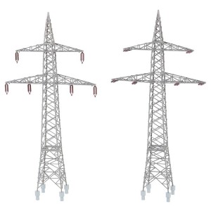 Faller 130898 Maquette, 2 Pylônes de câbles aériens (110 kV) Faller Faller_130898 - 3