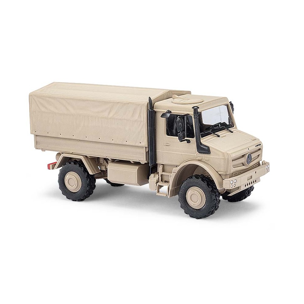 Busch 51020 Véhicule Mercedes Unimog, U 5023, militaire sable Busch véhicule Busch_51020 - 1