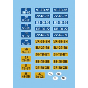 Artitec 10.369 Plaques d'immatriculations véhicules français DAF Artitec Arti_10.369 - 1