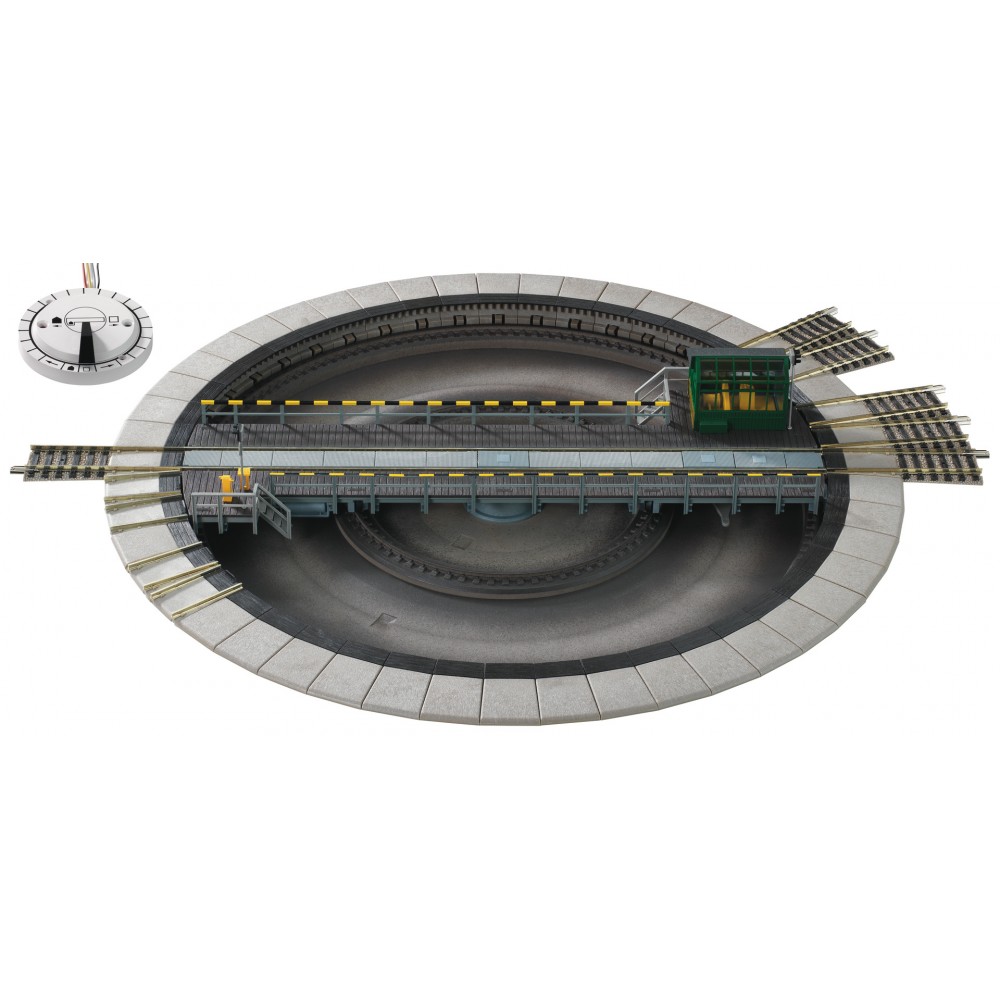 Roco 6152 Pont tournant motorisé avec poste de commande Fleischmann ROCO_6152 - 1