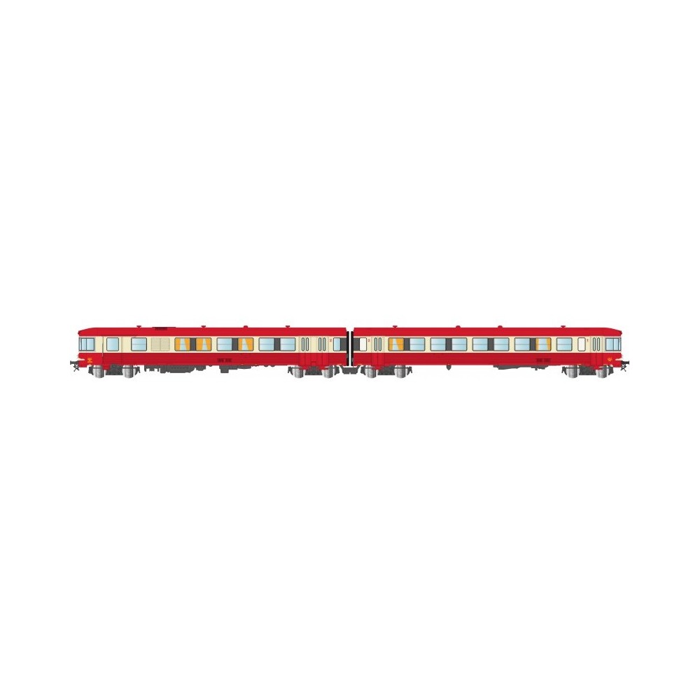 REE Modeles NW 169 Autorail EAD X-4502 + Remorque XR-8545, toit rouge, SNCF, dépôt Marseille REE Modeles NW 169 Autorail EAD X-4502 + Remorque XR-8545, toit rouge, SNCF, dépôt Marseille
