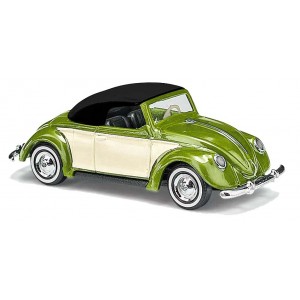 Busch 46735 Véhicule Volkswagen coccinelle Hebmüller cabriolet, vert métallique Busch véhicule Busch_46735 - 1