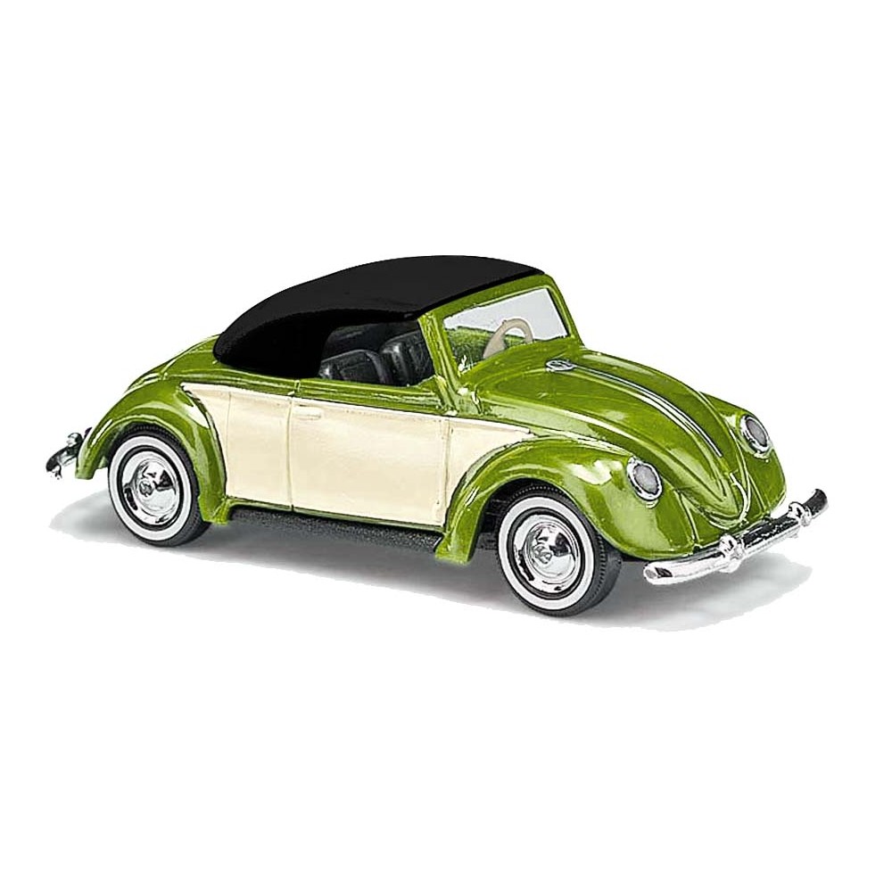 Busch 46735 Véhicule Volkswagen coccinelle Hebmüller cabriolet, vert métallique Busch véhicule Busch_46735 - 1