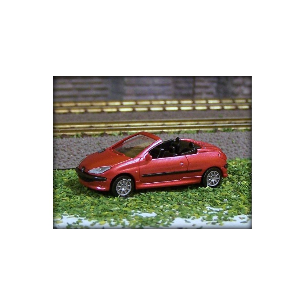 Sai 2195 Peugeot 206 cabriolet, rouge lucifer Sai Sai_2195 - 1