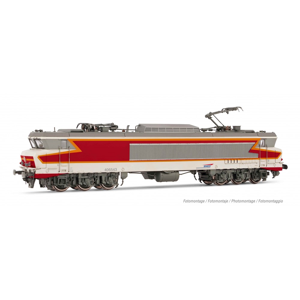 Jouef HJ2370S Locomotive électrique CC 6543, SNCF, livré Béton rouge, digital sonore Jouef HJ2370S Locomotive électrique CC 6543, SNCF, livré Béton rouge, digital sonore