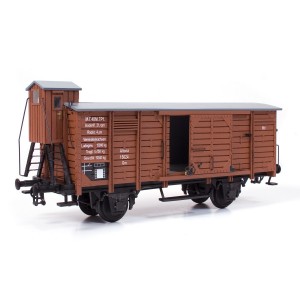 OcCre 56002 Wagon de marchandise couvert avec guérite 1/32 kit construction bois métal OcCre 56002 - 3