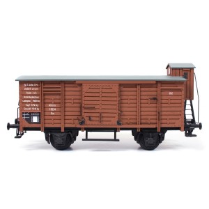 OcCre 56002 Wagon de marchandise couvert avec guérite 1/32 kit construction bois métal OcCre 56002 - 5
