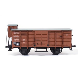 OcCre 56002 Wagon de marchandise couvert avec guérite 1/32 kit construction bois métal OcCre 56002 - 6