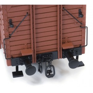 OcCre 56002 Wagon de marchandise couvert avec guérite 1/32 kit construction bois métal OcCre 56002 - 10