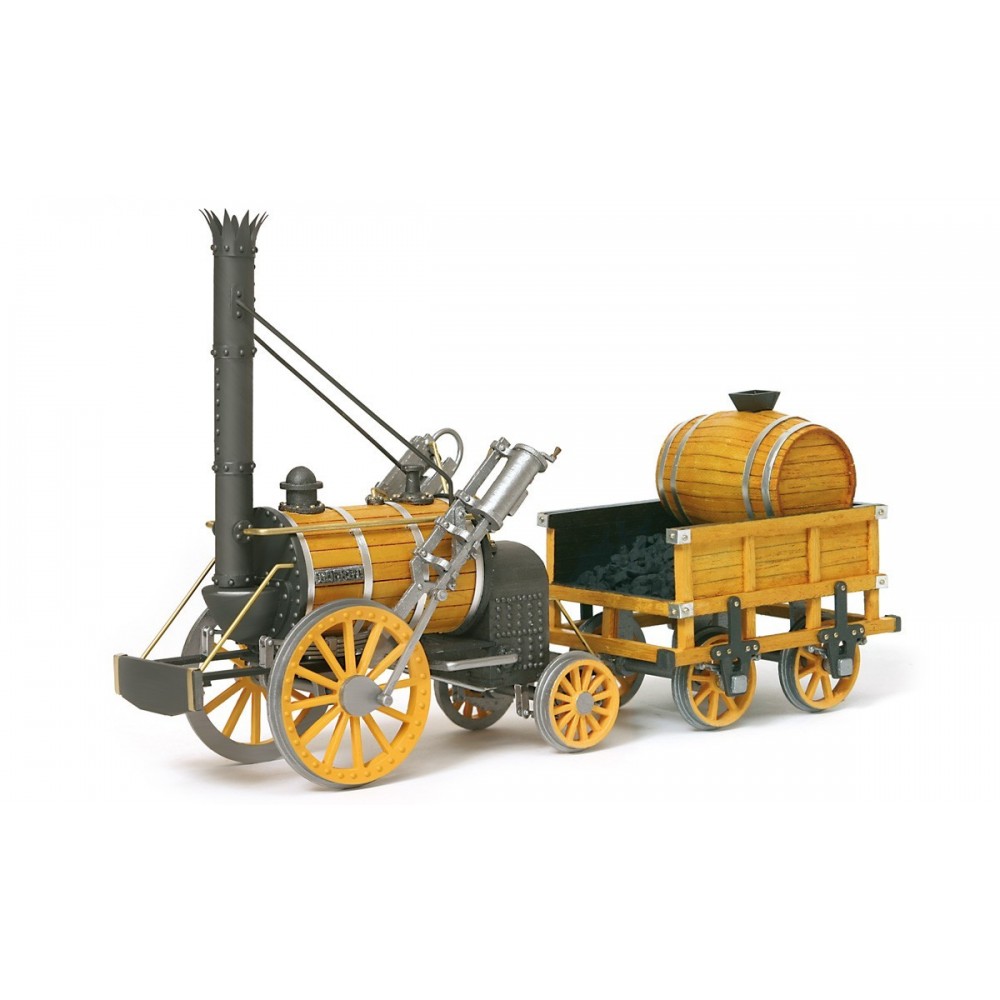 Locomotive à vapeur Rocket 1/24 - OcCre 54000 - kit construction bois métal