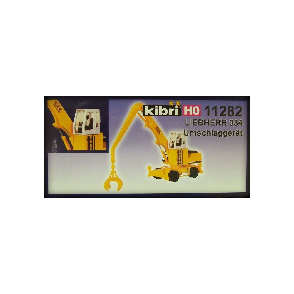 Kibri 11282 Pelle à pneu Liebherr 934, avec grapin Kibri Kibri_11282 - 1