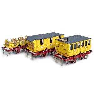 OcCre 56001 Voitures voyageurs Adler 1/24 kit construction bois métal OcCre 56001 - 1