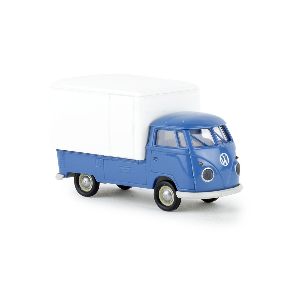 Brekina 32451 Volkswagen T1b, bâché bleu et blanc Sai SAI_32451 - 1