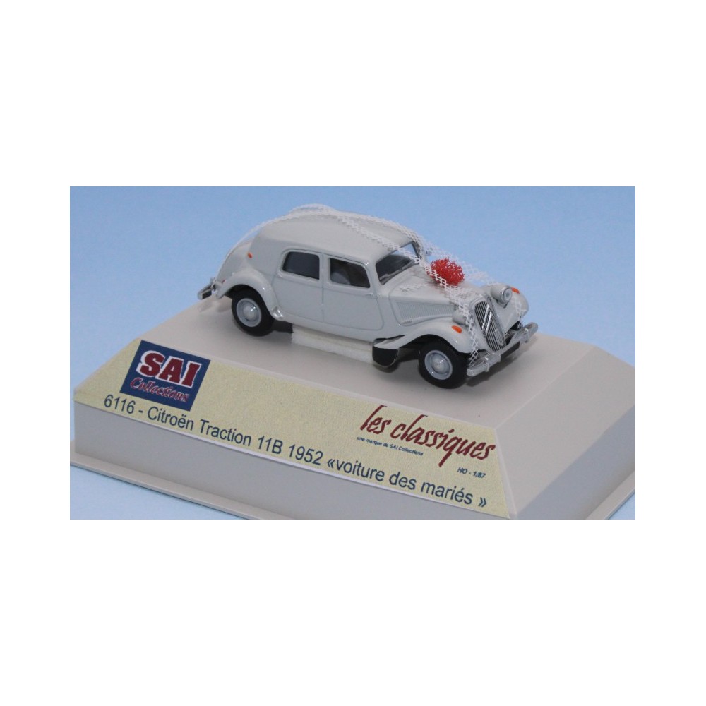 SAI 6116 Citroën Traction 11B 1952, gris perle, Voiture des Mariés Sai Sai_6116 - 1