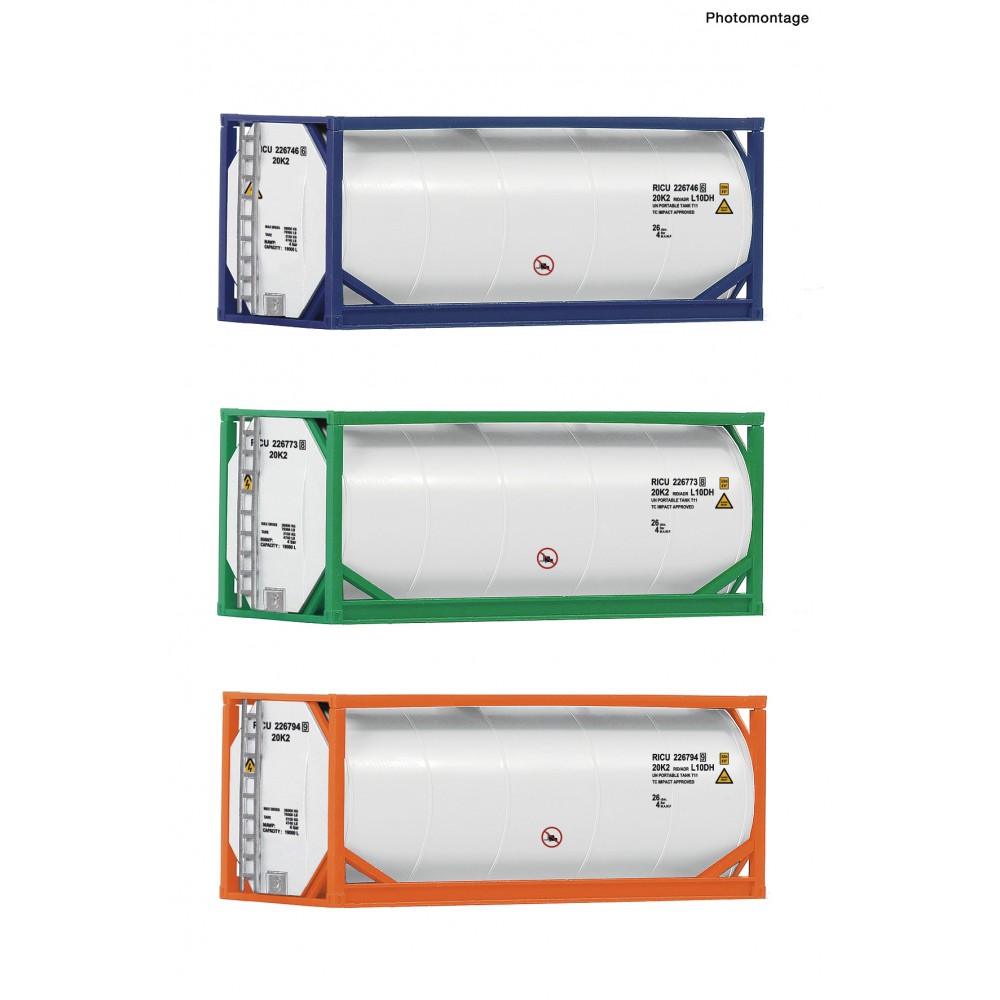 Roco 05216 Set de 3 conteneurs citernes Roco Roco_05216 - 1