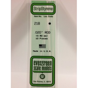 Rond 0.5x350mm Ref : 218 - Evergreen Evergreen S1370218 - 1