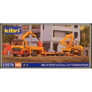 Kibri 13579 Camion Actros, porte char avec grue auxiliaire Kibri Kibri_13579 - 1