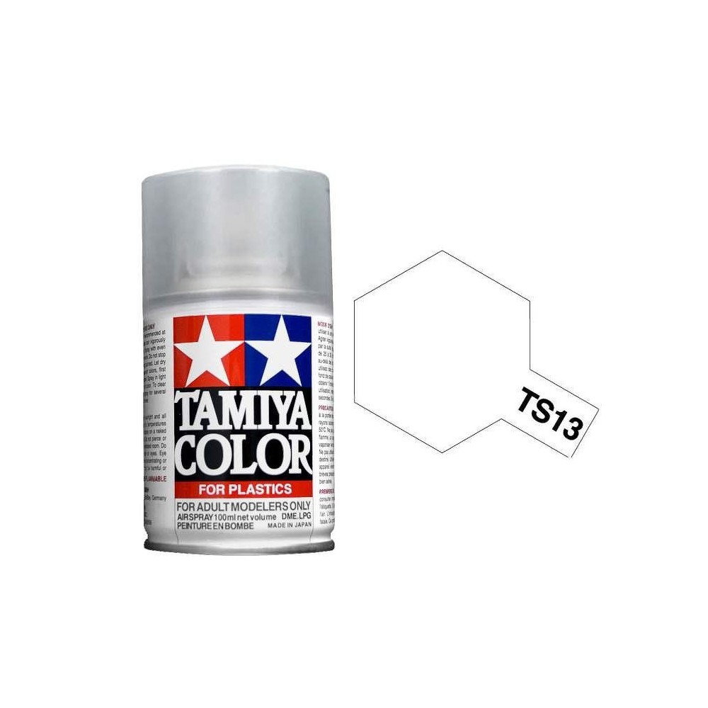 Bombe vernis brillant TS13 Tamiya 85013