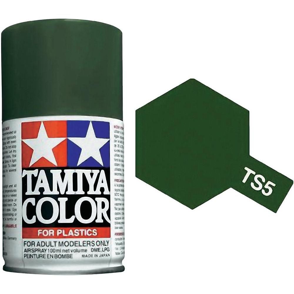 Peinture bombe Olive Drab mat TS5 Tamiya Tamiya 85005 - 1