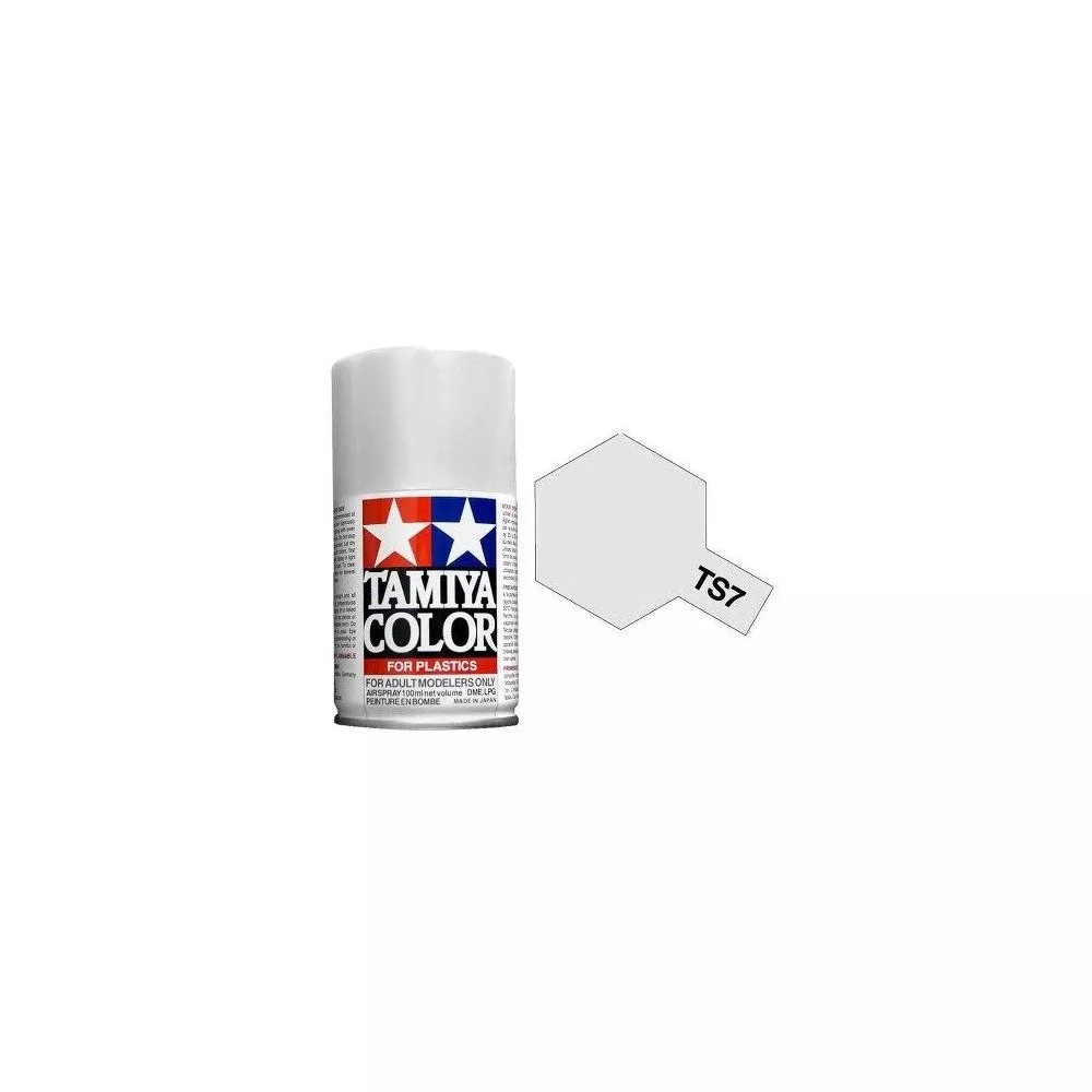 Peinture bombe Blanc Racing brillant TS7 Tamiya Tamiya 85007 - 1 Peinture bombe Blanc Racing brillant TS7 Tamiya Tamiya 85007 - 1
