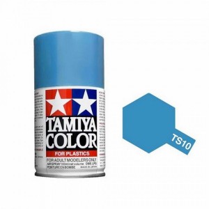 Peinture bombe Bleu de France brillant TS10 Tamiya Tamiya 85010 - 1