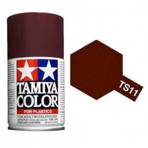 Peinture bombe Marron brillant TS11 Tamiya Tamiya 85011 - 1