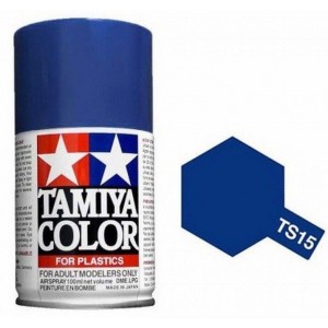 Peinture bombe Bleu brillant TS15 Tamiya Tamiya 85015 - 1