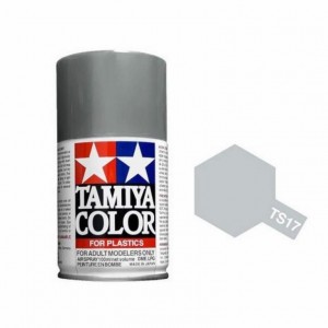 Peinture bombe Aluminium brillant TS17 Tamiya Tamiya 85017 - 1