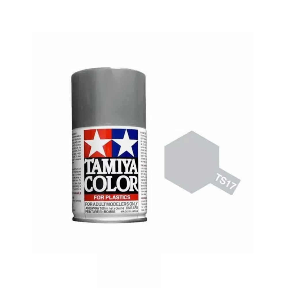 Peinture bombe Aluminium brillant TS17 Tamiya Tamiya 85017 - 1 Peinture bombe Aluminium brillant TS17 Tamiya Tamiya 85017 - 1