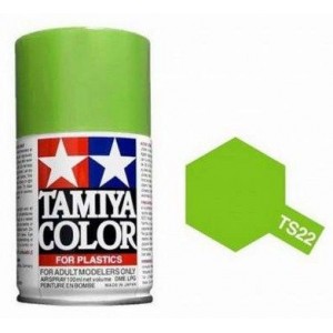 Peinture bombe Vert Clair brillant TS22 Tamiya Tamiya 85022 - 1