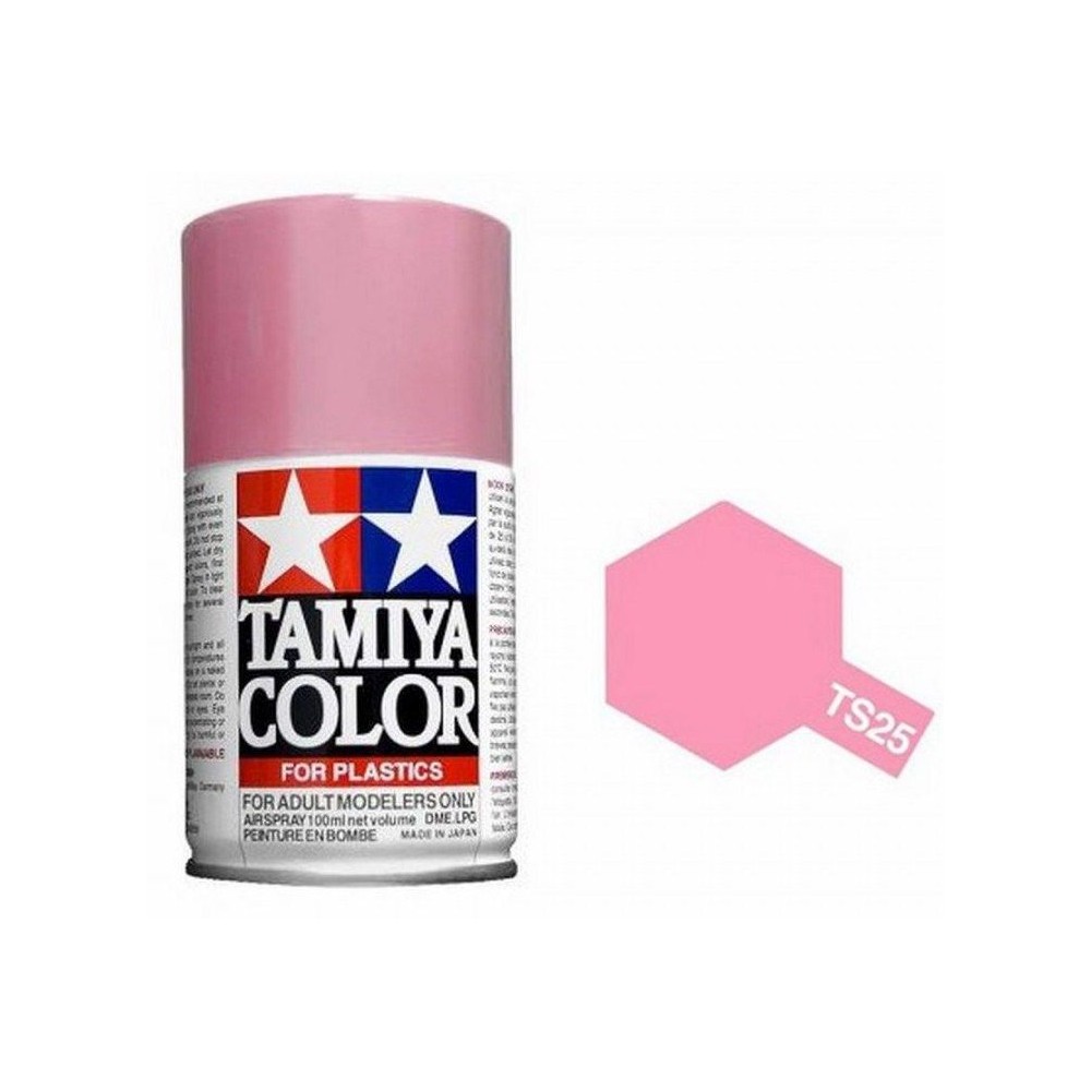 Peinture bombe Rose brillant TS25 Tamiya Tamiya 85025 - 1