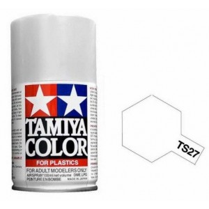 Peinture bombe Blanc mat TS27 Tamiya Tamiya 85027 - 1