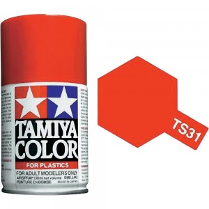 Peinture bombe Orange brillant TS31 Tamiya Tamiya 85031 - 1