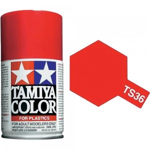 Peinture bombe Rouge Fluo brillant TS36 Tamiya Tamiya 85036 - 1