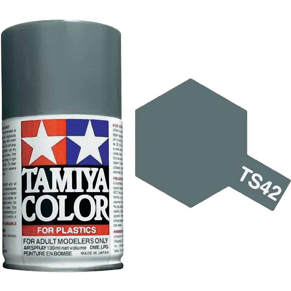 Peinture bombe Argent Clair Métal brillant TS76 Tamiya 85076